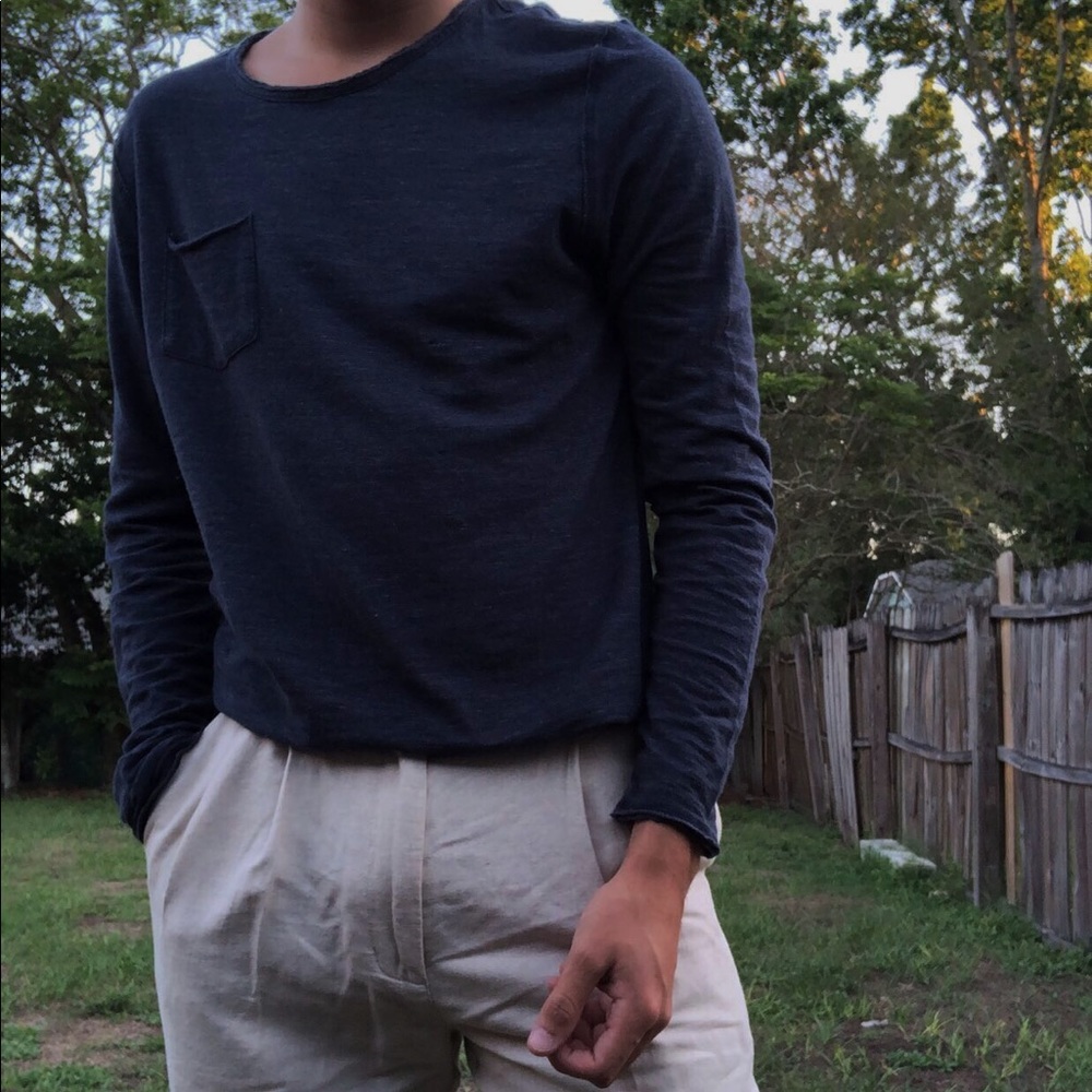 Men’s Hollister Long-Sleeve, Blue